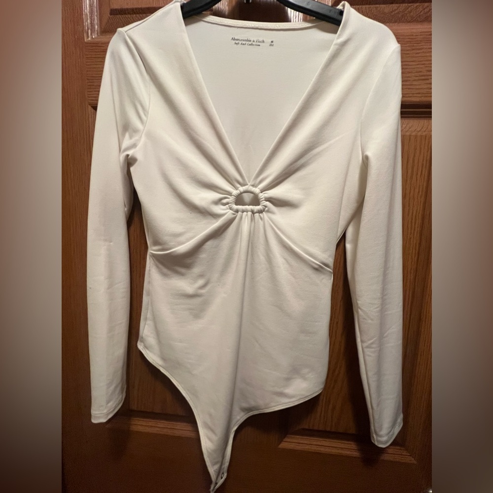 Abercrombie & Fitch cream body suit